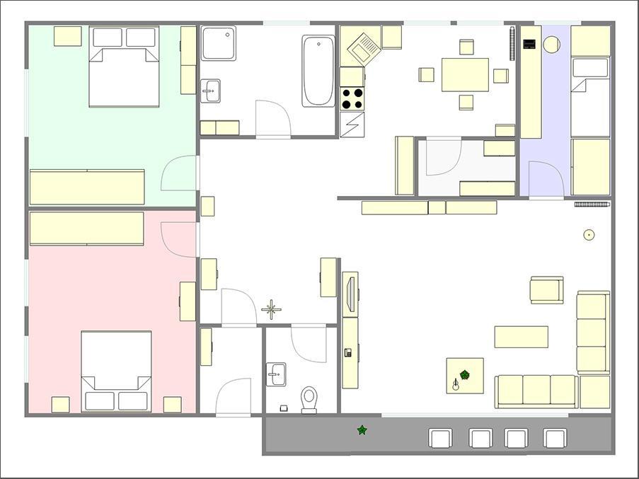 Apartment Mars ボヴェツ 部屋 写真